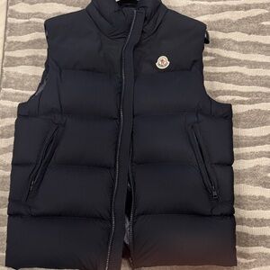 Moncler Men's Dark Navy Puffer Vest